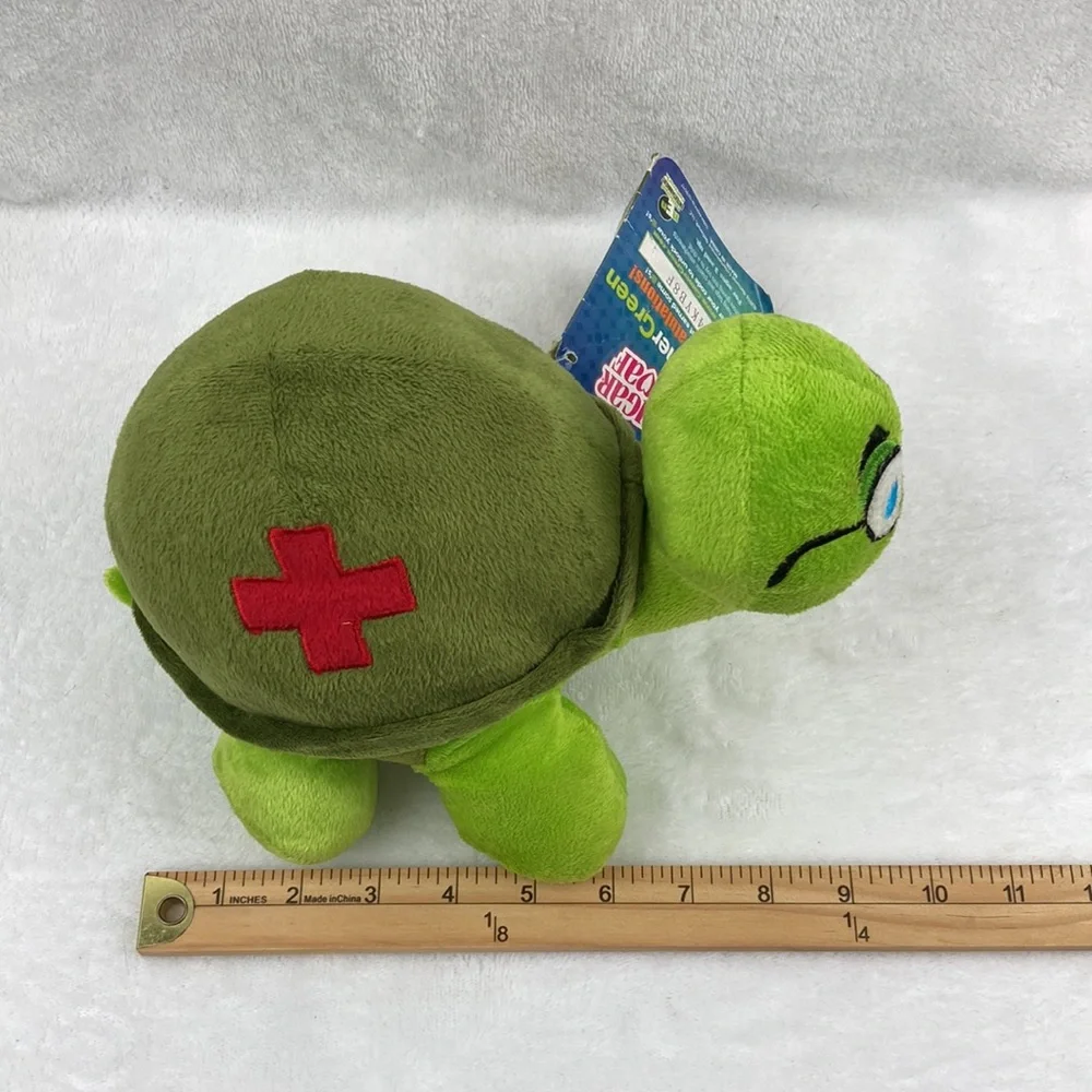 Kellytoy Sugar Loaf Green Turtle Force Plush Toy Medic 10” NWT